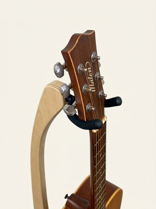 Free-Standing Wooden Guitar Stand